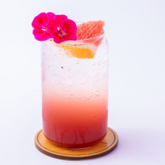 Strawberry caramel lemonade